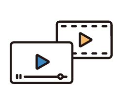 影音版面配置圖示